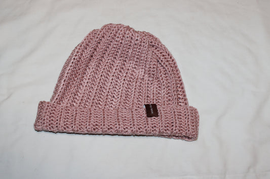 Blush pink beanie