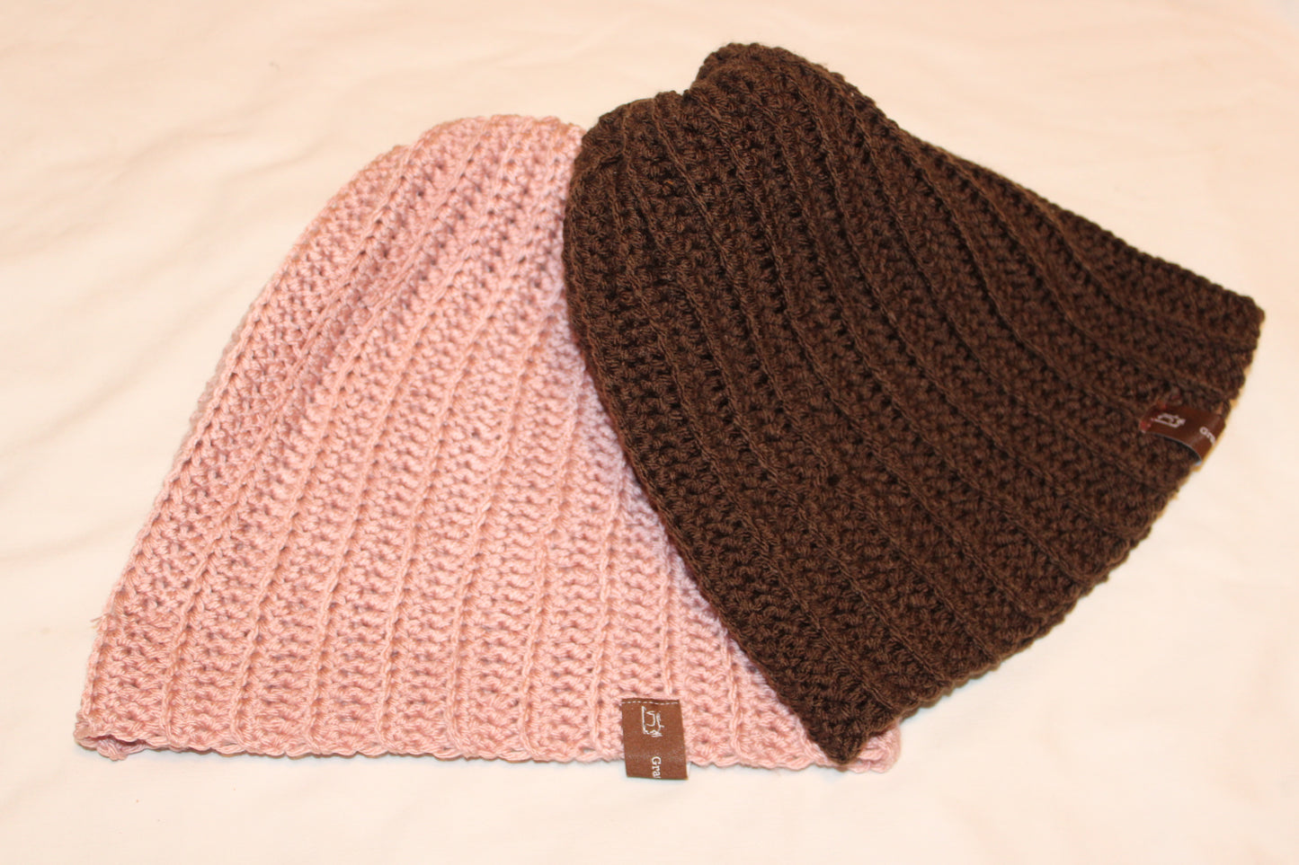 Blush pink beanie