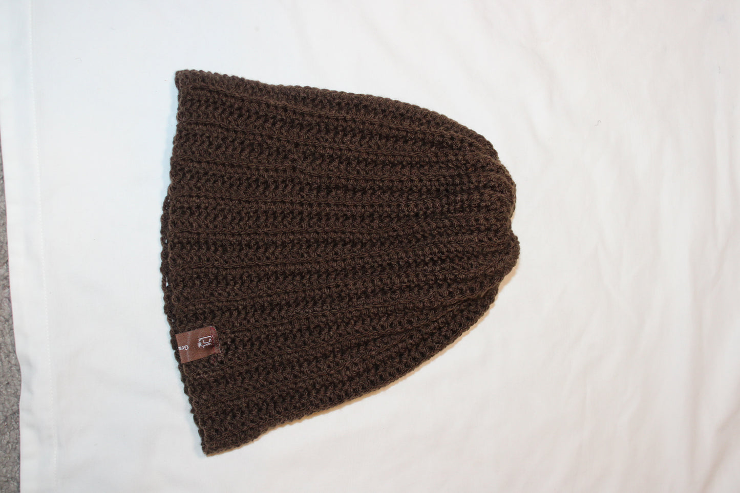 Brown beanie