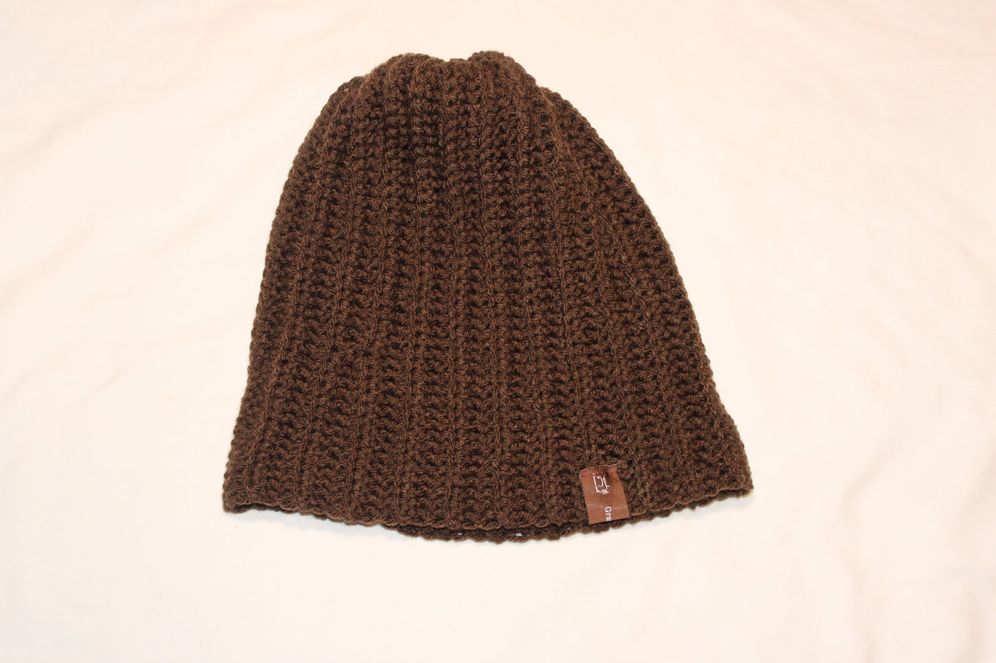 Brown beanie