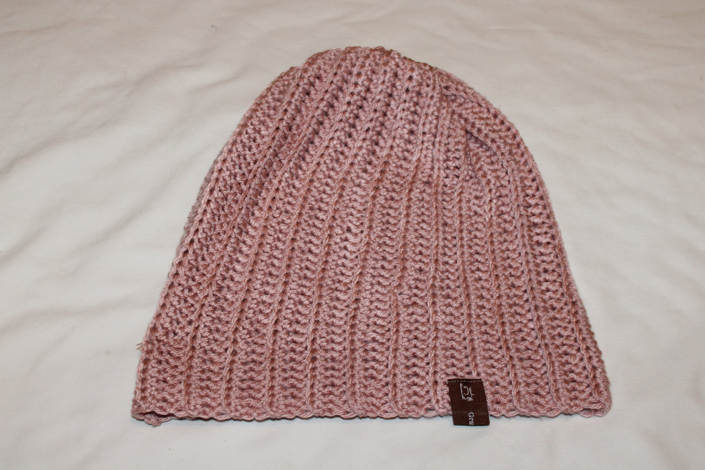 Blush pink beanie