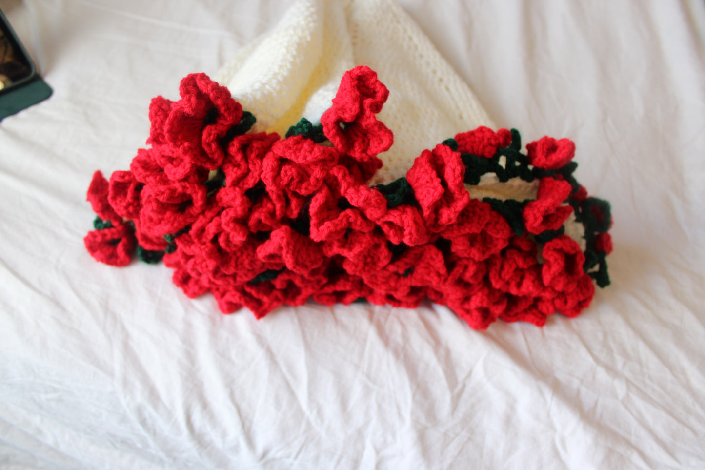 Hydrangea crochet flower bouquet