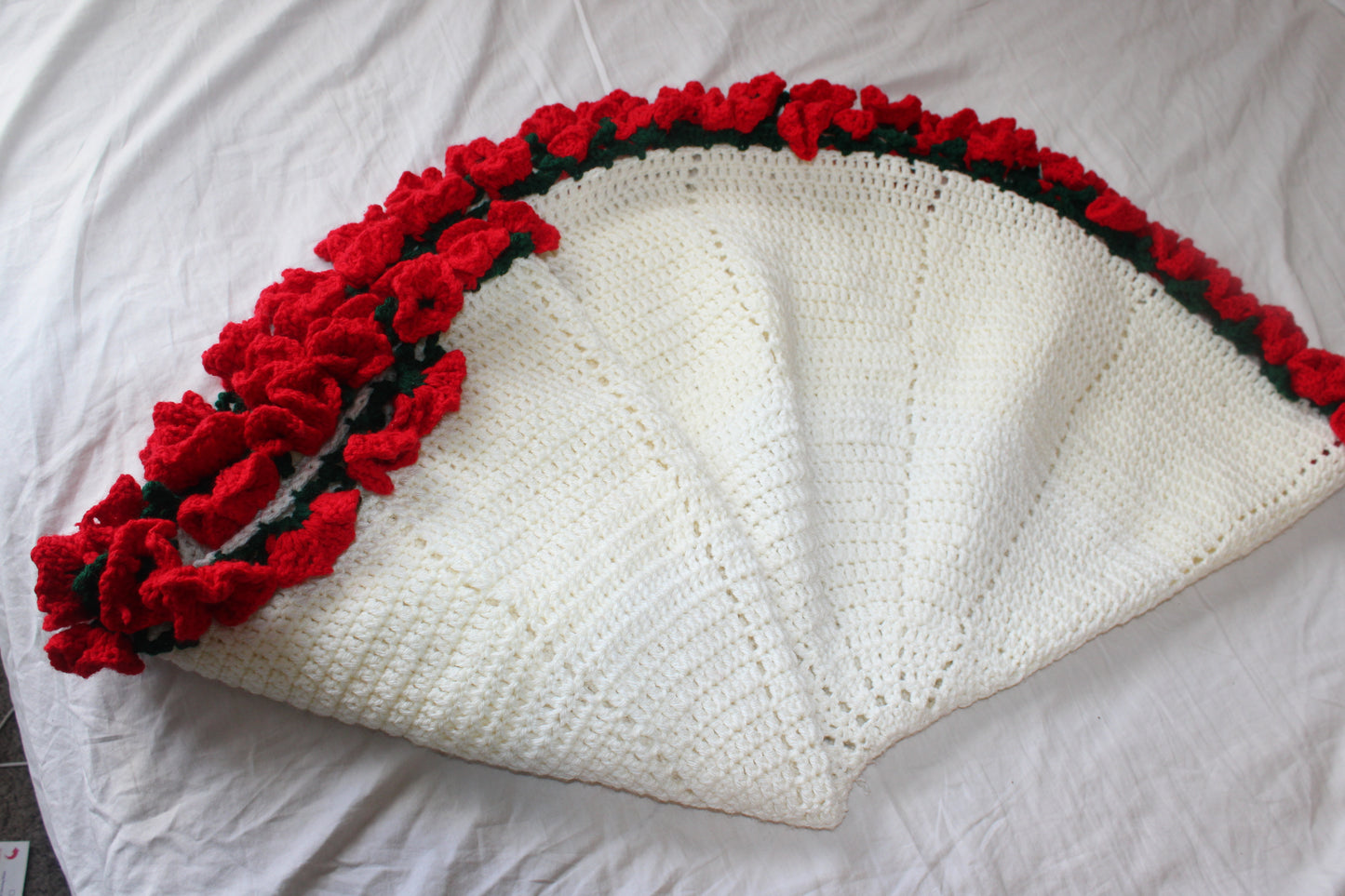 Hydrangea crochet flower bouquet