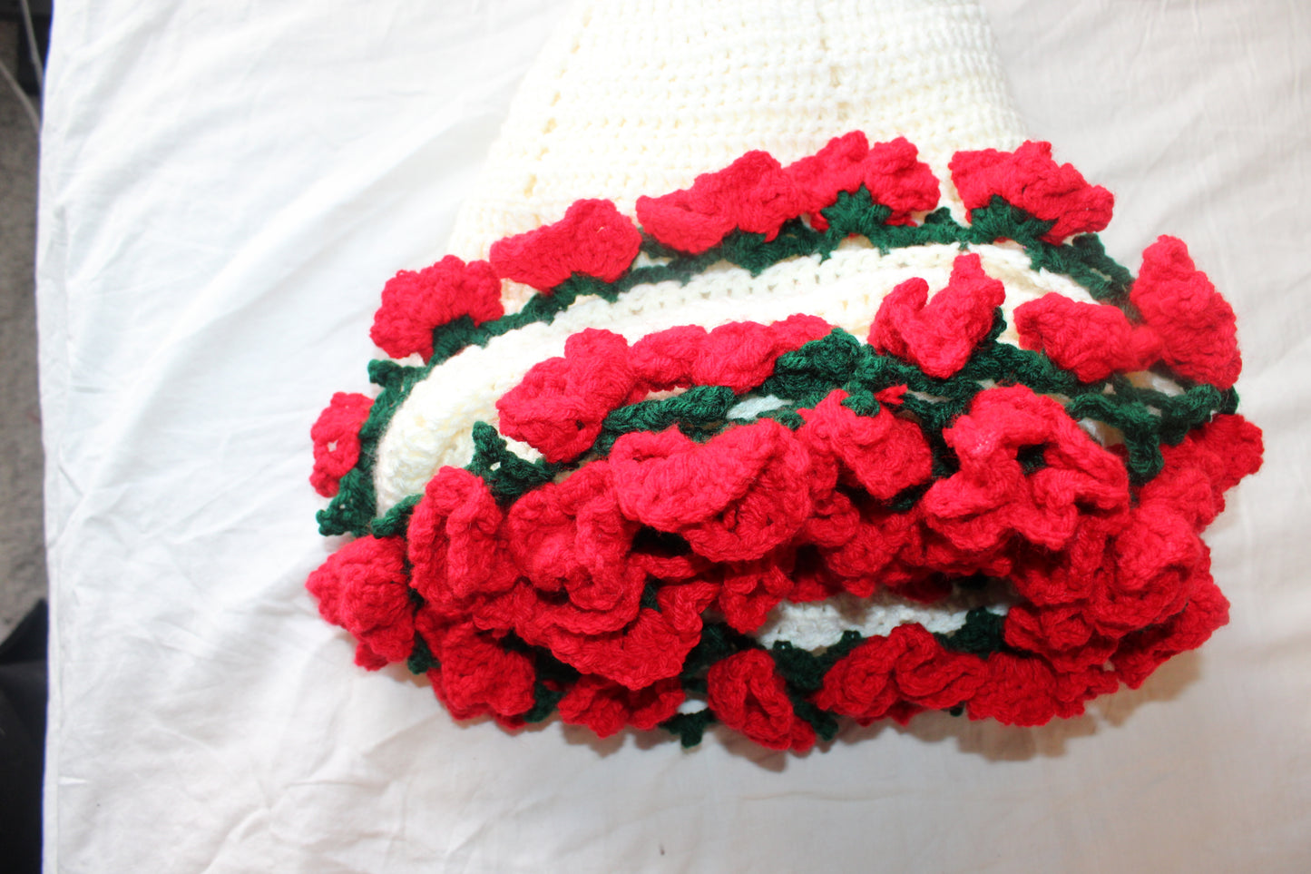 Hydrangea crochet flower bouquet