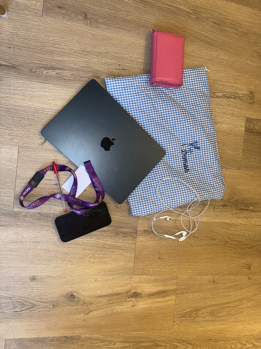 Gingham computer case